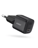 Ładowarki do telefonów - AUEKY PA-B1 BLACK ŁADOWARKA SIECIOWA 20W 1XUSB-C PD - miniaturka - grafika 1