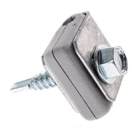 Akcesoria do ogrodzeń - Złączka do paneli na śrubę 10 szt. ocynk - miniaturka - grafika 1