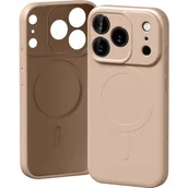 Etui i futerały do telefonów - Etui MERCURY Semi-Silicone MagSafe do Apple iPhone 17 Pro Różowo-piaskowy - miniaturka - grafika 1