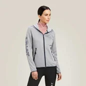 Akcesoria jeździeckie - Ariat Bluza damska BYRON FULL ZIP - heather grey - miniaturka - grafika 1