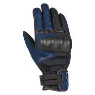 Rękawice motocyklowe - Rękawice Motocyklowe Bering Profil Czarny/GranatowyXXL - miniaturka - grafika 1