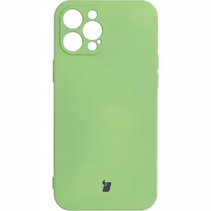 Bizon Etui Case Silicone iPhone 12 Pro Max jasnozielone BCSIP12PMLGN - Etui i futerały do telefonów - miniaturka - grafika 1