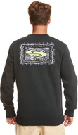 Bluzy męskie - bluza męska QUIKSILVER SURF THE EARTH CREW Black - KVJ0 - miniaturka - grafika 1