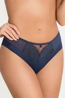 Majtki damskie - GORSENIA FIGI DAMSKIE BRAZYLIANY ARIA K878 S GRANATOWY - miniaturka - grafika 1