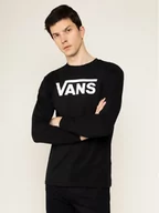 Bluzy męskie - Vans Longsleeve Classic VN000K6HY281 Czarny Classic Fit - miniaturka - grafika 1