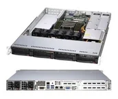 Serwery - Supermicro AS-1014S-WTRT-EU serwer barebone Socket SP3 Rack (1U) Czarny - miniaturka - grafika 1