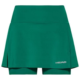 HEAD Damskie CLUB Basic Skort W, zielone, XL - Sukienki i spódnice sportowe - miniaturka - grafika 1