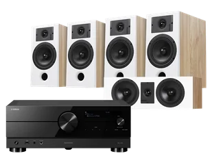 Kino domowe Yamaha RX-A2A (czarny) + Diva 3 + 3 + 7 (dąb) - Kino domowe - miniaturka - grafika 1