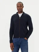 Swetry męskie - Bugatti Sweter 7600-85520D Granatowy Regular Fit - miniaturka - grafika 1