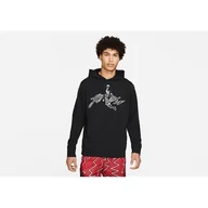 Kurtki męskie - Bluza sportowa męska Nike Air Jordan Dri-fit Fleece Graphic - miniaturka - grafika 1