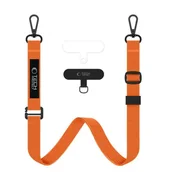 Części serwisowe do telefonów - TECH-PROTECT C6S ROPE CROSSBODY COSMIC ORANGE - miniaturka - grafika 1