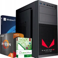 Zestawy komputerowe - Komputer stacjonarny AMD Ryzen 5 Radeon VEGA 16GB RAM 512GB SSD Windows 11 - miniaturka - grafika 1
