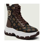 Botki damskie - Guess Botki na platformie BENZON - miniaturka - grafika 1