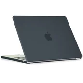 Torby na laptopy - Etui Alogy Hard Case do Apple Macbook Air 13 2022 M2 Matowy Czarny - miniaturka - grafika 1