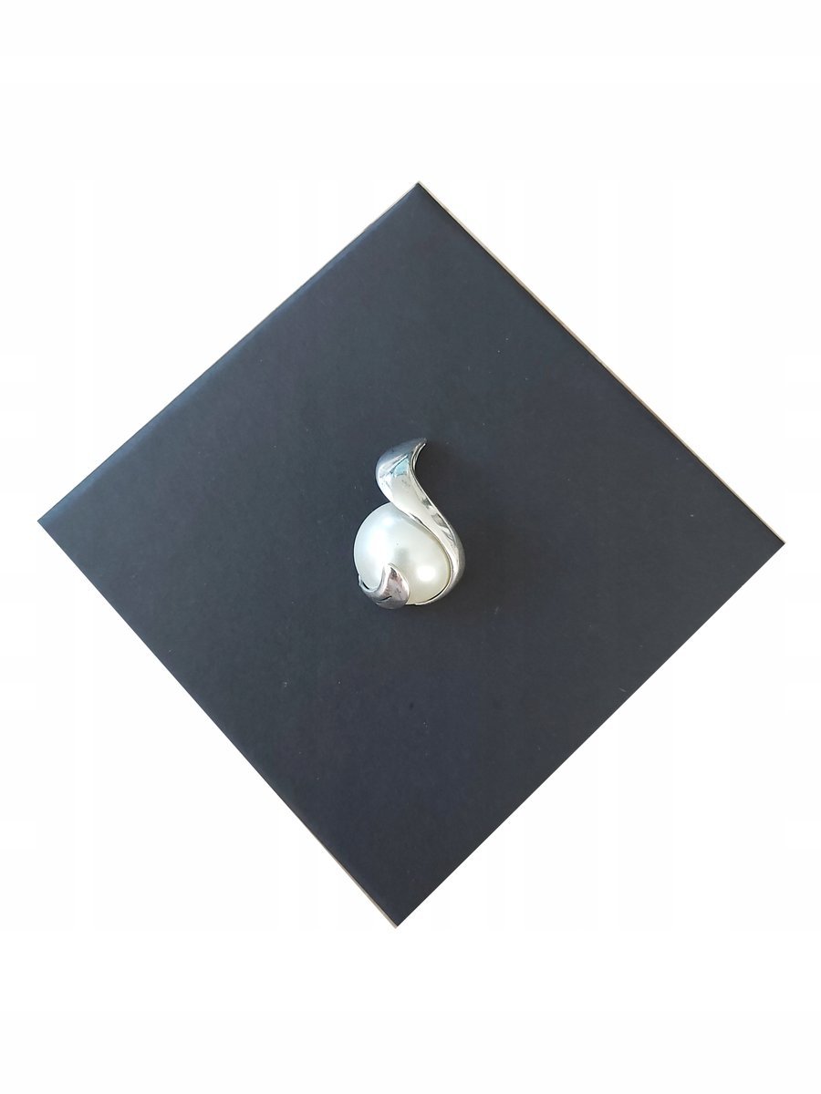 Global Silver, Srebrna zawieszka Perła 925 z kompletu Z12