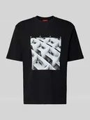 Koszulki męskie - T-shirt o kroju slim fit z czystej bawełny model ‘DODGER’ - miniaturka - grafika 1