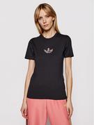 Koszulki i topy damskie - Adidas T-Shirt GN3043 Czarny Standard Fit - miniaturka - grafika 1