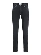 Spodnie męskie - Jack & Jones Dżinsy "Glenn" - Slim fit - w kolorze czarnym - miniaturka - grafika 1
