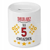 Skarbonki - Dla Drukarza Skarbonka na Urodziny na Prezent z Nadrukiem ze Zdjęciem + Opakowanie na prezent (wzór 02) - miniaturka - grafika 1