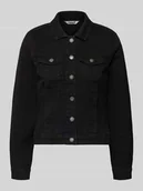 Kurtki damskie - Kurtka dżinsowa o kroju regular fit z mieszanki bawełny model 'WONDER' - miniaturka - grafika 1