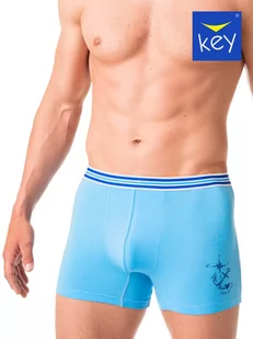 SZORTY KEY MXH-779 A24 NI (kolor niebieski, rozmiar XXL) - Majtki męskie - miniaturka - grafika 1