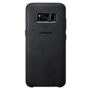 Etui i futerały do telefonów - Samsung Oryginalna nakładka Alcantara na Galaxy S8 Plus NA TYŁ TWORZYWO SZTUCZNE GRAFITOWY EF-XG955ASEGWW - miniaturka - grafika 1