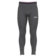 Legginsy - ODLO Męskie legginsy Bl Bottom Long Active Warm Originals Eco szary Steel Grey Melange M 159302 - miniaturka - grafika 1