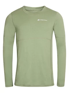 Koszulki sportowe męskie - Alpine Pro Koszulka funkcyjna "Cedron" w kolorze zielonym - grafika 1
