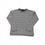 Bluzki damskie - Luźna szara bluzka damska SKULL CASHMERE L - miniaturka - grafika 1