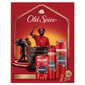 Zestawy kosmetyków męskich - Old Spice zestaw Night Panther: Deo stick 50 ml + Deo spray 150 ml + Żel pod prysznic 250 ml - miniaturka - grafika 1