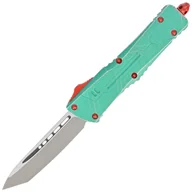 Noże - Nóż automatyczny OTF Microtech Combat Troodon T/E Bounty Hunter Signature Distressed Green Aluminium, Apocalyptic M390 by Tony Marfione (144-10BH) - miniaturka - grafika 1