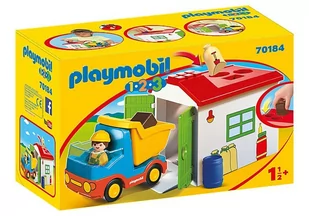 Playmobil 1.2.3 Garbage Truck 70184 - Klocki - miniaturka - grafika 1