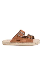 Espadryle męskie - QUAZI Espadryle QZ-63-04-000623 Brązowy - miniaturka - grafika 1