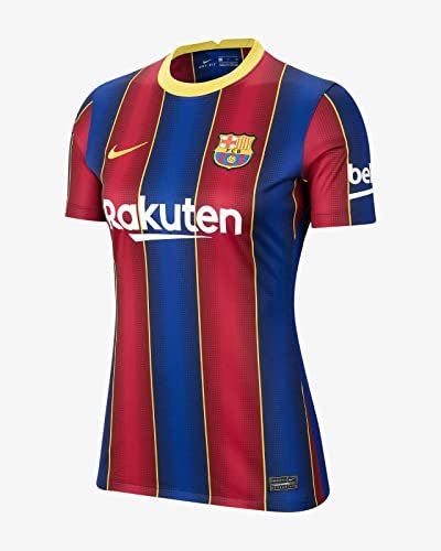 Nike Damska koszulka Fcb W Nk Brt Stad Jsy Ss Hm Głęboki błękit królewski/(Varsity Maize) (pełny sponsor) XS