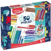 Masy plastyczne - Maped Zestaw artystyczny 50 elementów CREATIV - miniaturka - grafika 1