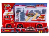 Samochody i pojazdy dla dzieci - Zestaw Strażaka, Wóz Strażacki + Akcesoria - miniaturka - grafika 1