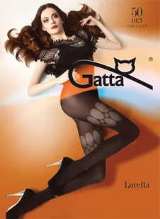 RAJSTOPY GATTA LORETTA 50 WZ 89 (kolor Nero, rozmiar 2) - Rajstopy - miniaturka - grafika 1