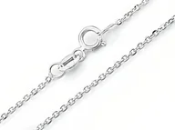 Łańcuszki - Srebrny łańcuszek 925 silny splot ankier 50cm - miniaturka - grafika 1