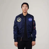Kurtki męskie - Alpha Industries MA-1 VF NASA REP. BLUE - miniaturka - grafika 1