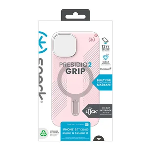Speck Presidio2 Grip ClickLock & MagSafe - Etui iPhone 15 / iPhone 14 / iPhone 13 (Nimbus Pink/Dahlia Pink) - Etui i futerały do telefonów - miniaturka - grafika 12