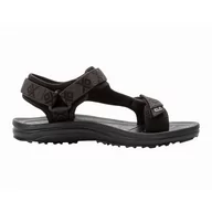 Sandały damskie - Sandały damskie Jack Wolfskin WAVE BREAKER W black - 37 - miniaturka - grafika 1