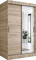 Szafy - Elior Szafa przesuwna w dekorze dąb sonoma - Lorenza 3X - miniaturka - grafika 1