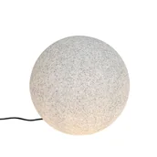 Lampy ogrodowe - QAZQA Nowoczesna lampa zewnętrzna szara 45 cm IP65 - Nura - miniaturka - grafika 1