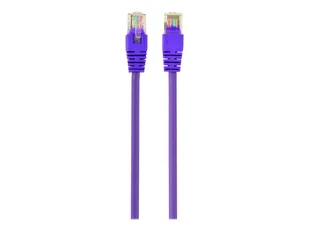 Gembird Patchcord kat.5e osłonka zalewana 1M fioletowy (PP12-1M/V) - Patchcordy - miniaturka - grafika 6