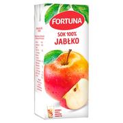 Soki i napoje niegazowane - Fortuna Sok 100% jabłko 200 ml - miniaturka - grafika 1