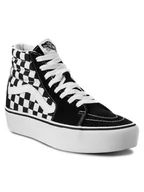 Sneakersy damskie - Vans Sneakersy Sk8-Hi Platform 2 VN0A3TKNQXH Czarny - miniaturka - grafika 1