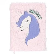 Notesy i bloczki - notes pluszowy pastelowy unicorn - miniaturka - grafika 1