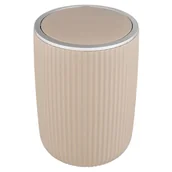 Kosze na śmieci - Kosz łazienkowy AGROPOLI z obrotową pokrywą, 5,5 L, WENKO - miniaturka - grafika 1