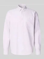 Koszule męskie - Koszula casualowa o kroju regular fit z kołnierzykiem typu button down - miniaturka - grafika 1