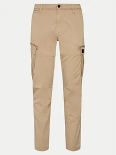 s.Oliver Spodnie materiałowe 2149552 Beżowy Regular Fit - Spodnie męskie - miniaturka - grafika 1